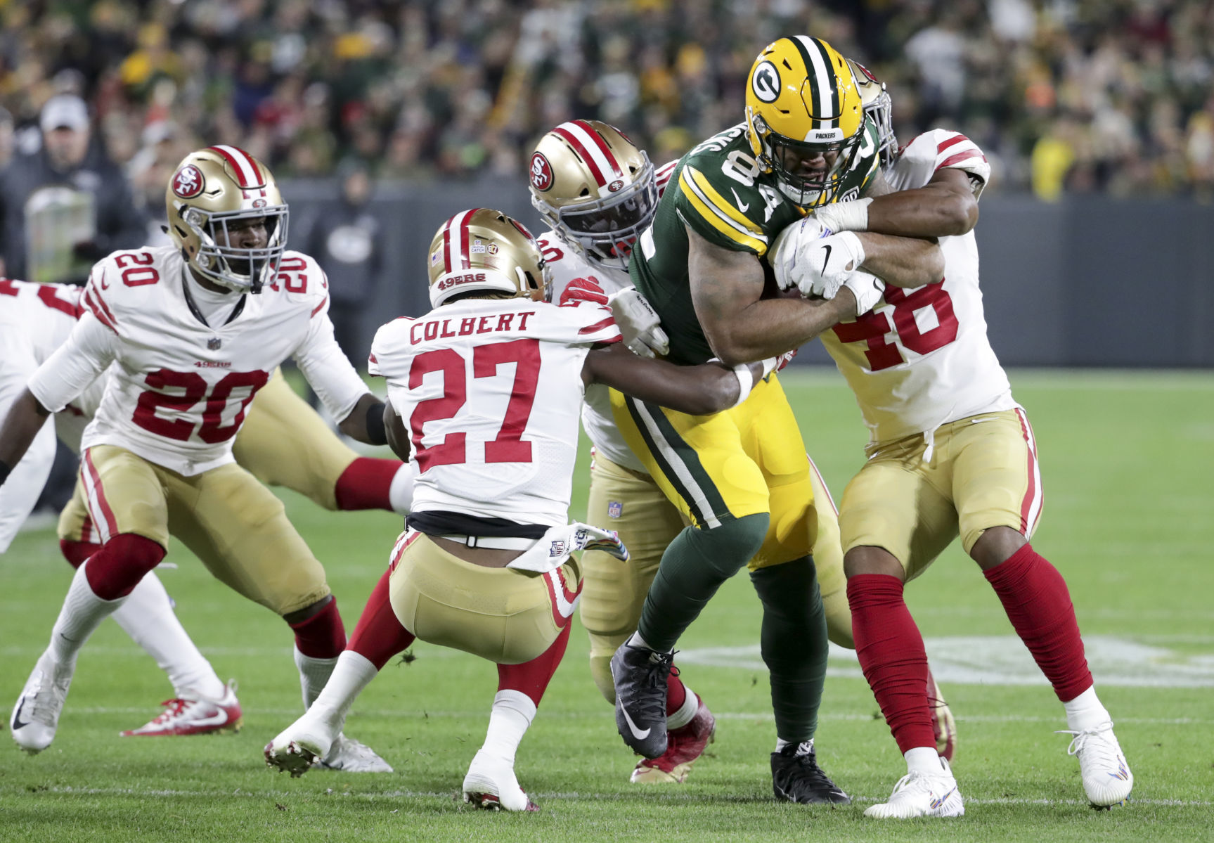 Packers 33, 49ers 30